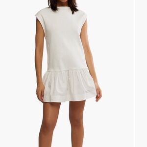 Free People Ivory Enya Mini Dress